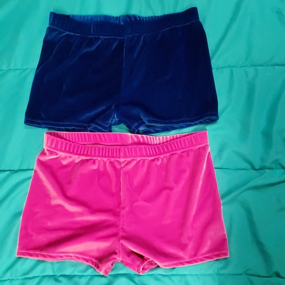 2 pair Bioworld XL dance/gym shorts